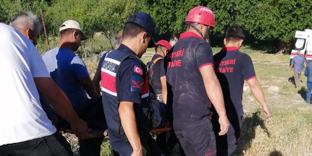 Kayseri'de korkunç olay! 25 metrelik çukura düşüp can verdi