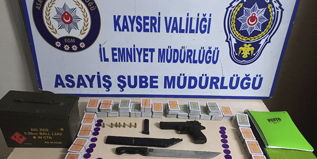 Kayseri'de kumar operasyonunda 29 kişiye para cezası verildi