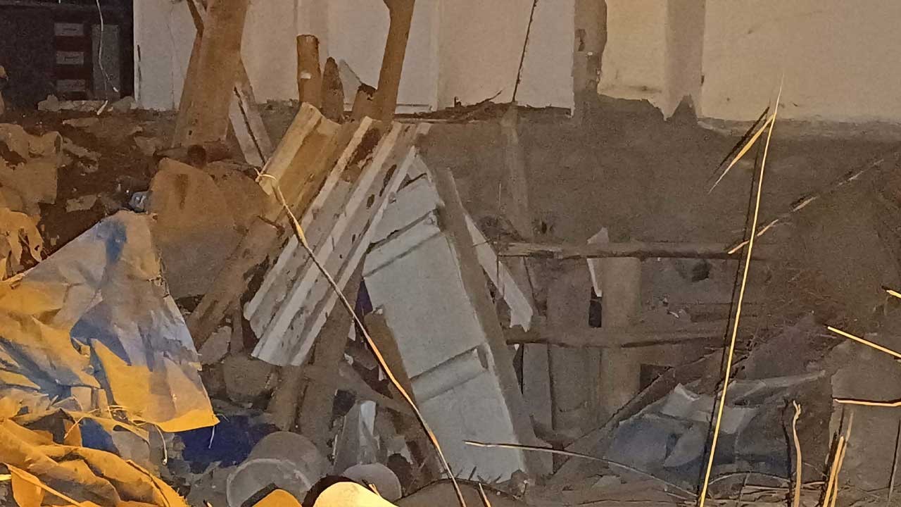 Kayseri’de müstakil ev çöktü! Maddi hasar oluştu