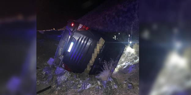 Kayseri'de otobüs devrildi: 6 yaralı