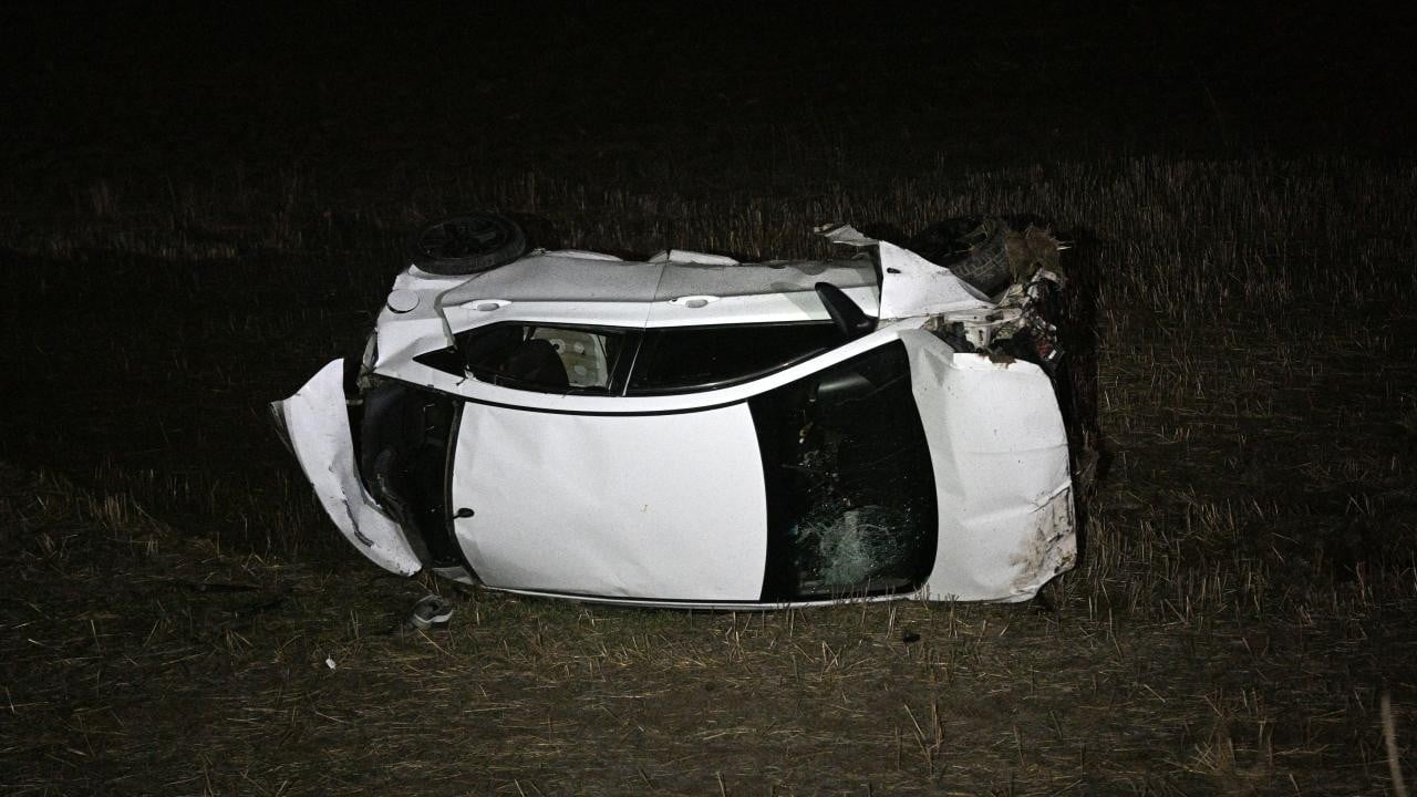 Kayseri'de otomobil devrildi: 1 ölü, 4 yaralı