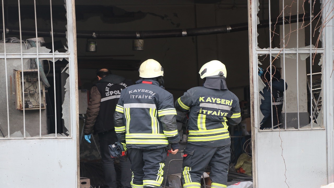 Kayseri'de patlama: 3 yaralı