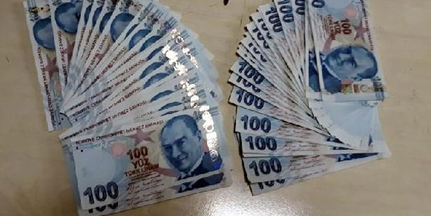 Kayseri'de sahte paralarla yakalanan 2 kişiye gözaltı