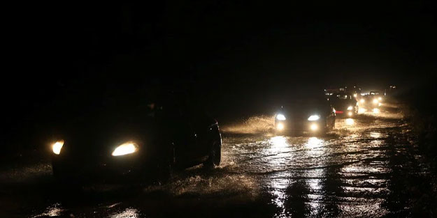 Kayseri'de sel ve heyelan