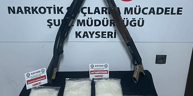 Kayseri’de sentetik uyuşturucu operasyonu