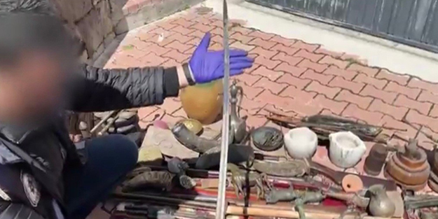 Kayseri'de tarihi eser operasyonu! 1 gözaltı