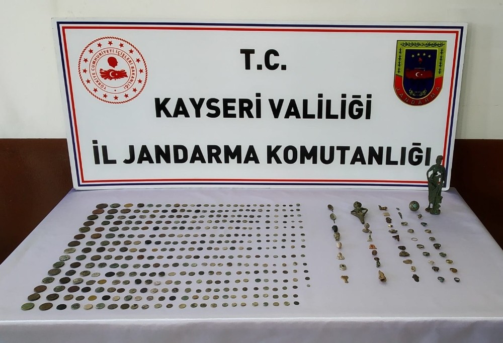 Kayseri’de tarihi eser operasyonu 