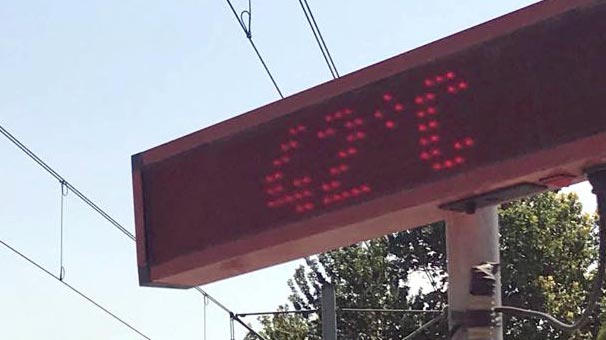 Kayseri'de termometreler 42 dereceyi kaydetti