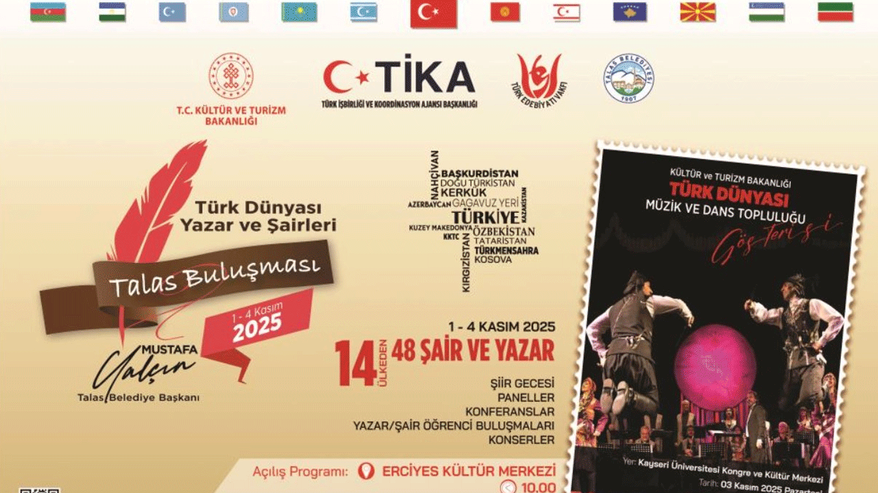 Kayseri’de “Türk Dünyası” rüzgarı!