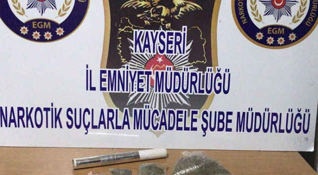 Kayseri'de uyuşturucu operasyonu