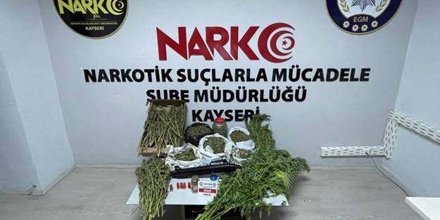 Kayseri'de uyuşturucu operasyonu