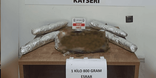 Kayseri'de uyuşturucu operasyonu!