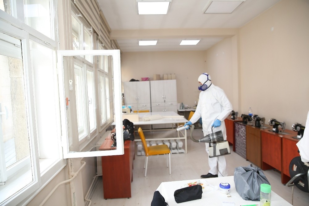 Kayseri’de virüs ve mikroplara izin yok 