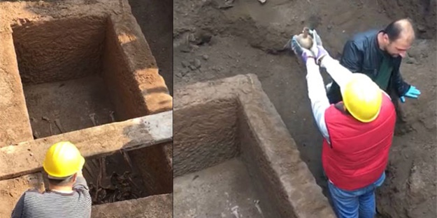  Kayseri'deki gizemli lahit açıldı! İşte içinden çıkanlar