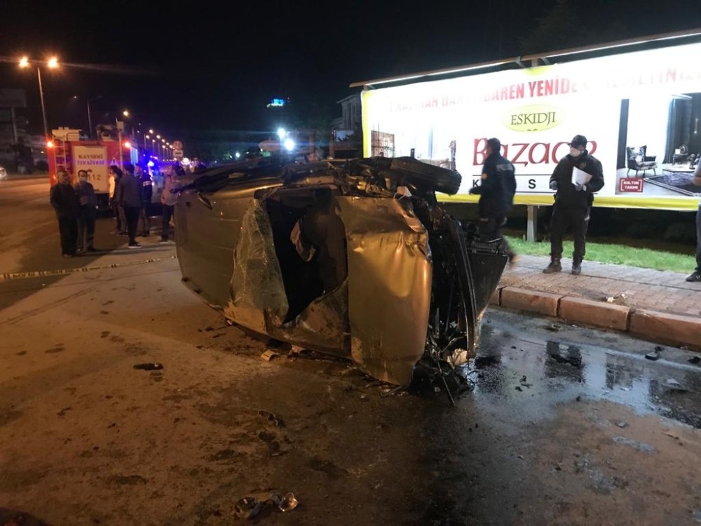 Kayseri’deki kazada ölü sayısı 2’ye yükseldi 
