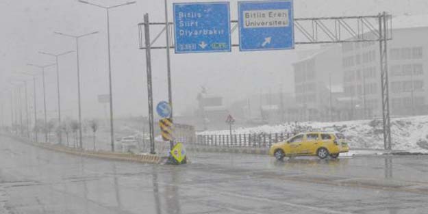 Kayseri'den sonra o ilde de kar yağdı!