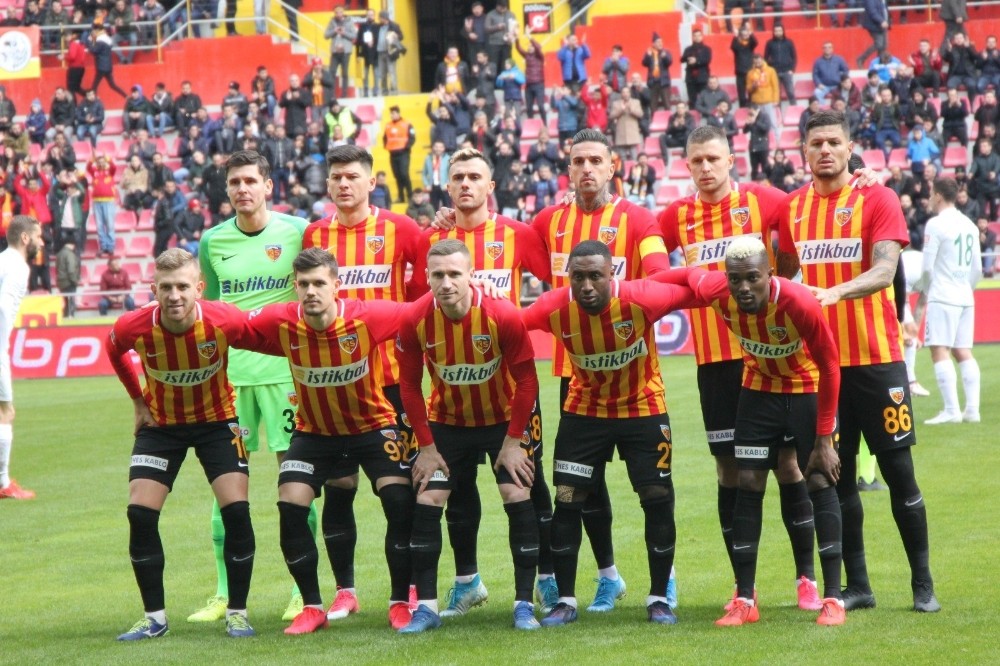 Kayserispor 11 yabancıyla oynadı 
