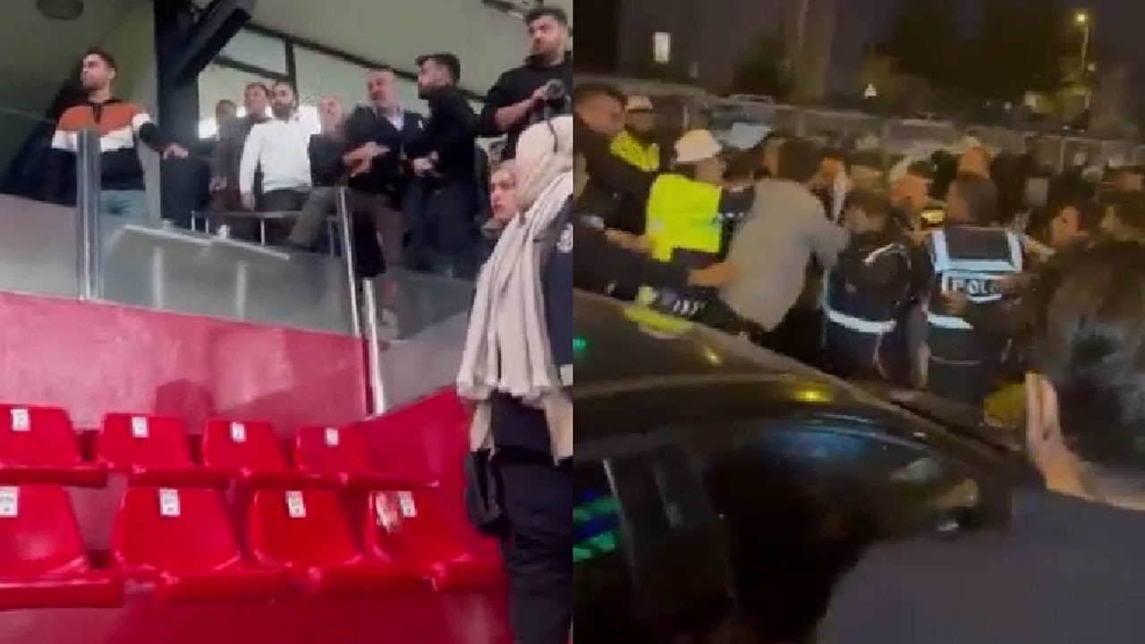 Kayserispor Başkanı Polis eşliğinde stadı terk etti