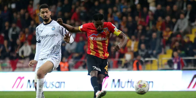 Kayserispor bir puanı son anlarda kurtardı
