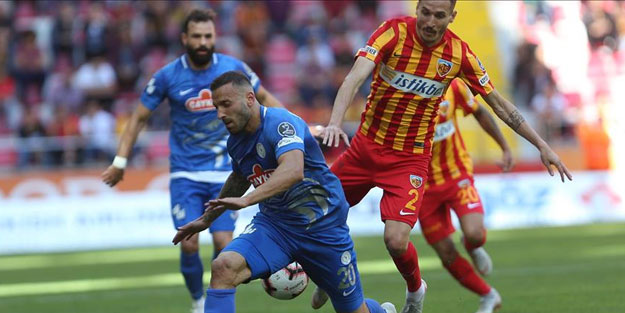 Kayserispor Çaykur Rizespor maç sonucu ne oldu?