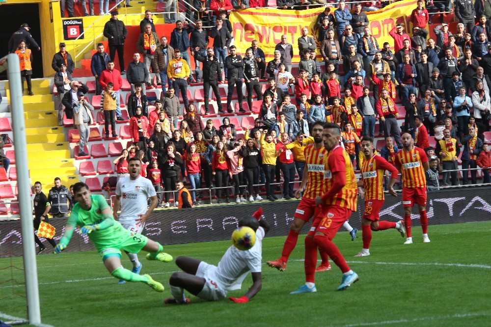 Kayserispor en fazla golü ikinci yarıda yedi 