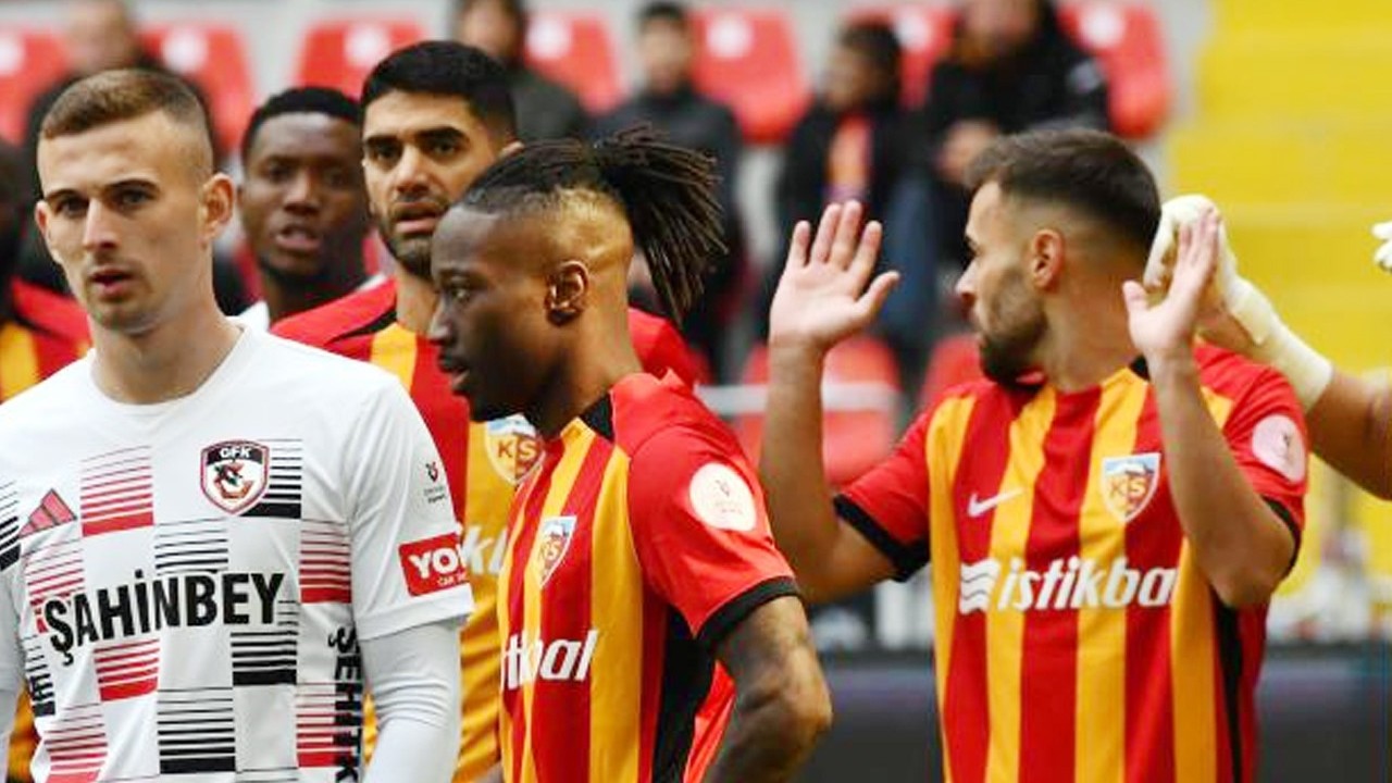 Kayserispor ile Gaziantep FK 10. Randevuda