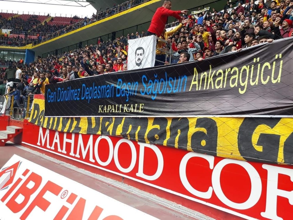 Kayserispor taraftarından başsağlığı mesajı 