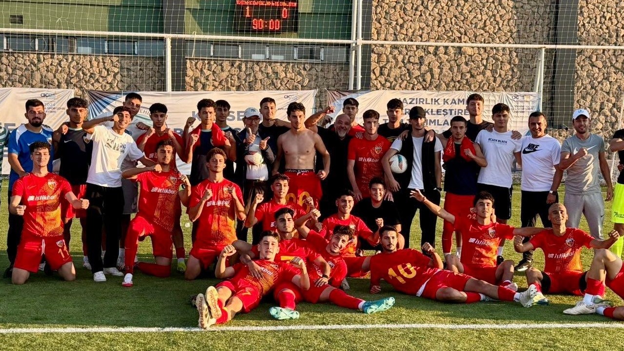 Kayserispor, U19 PAF Ligi’ne galibiyetle başladı: 1-0