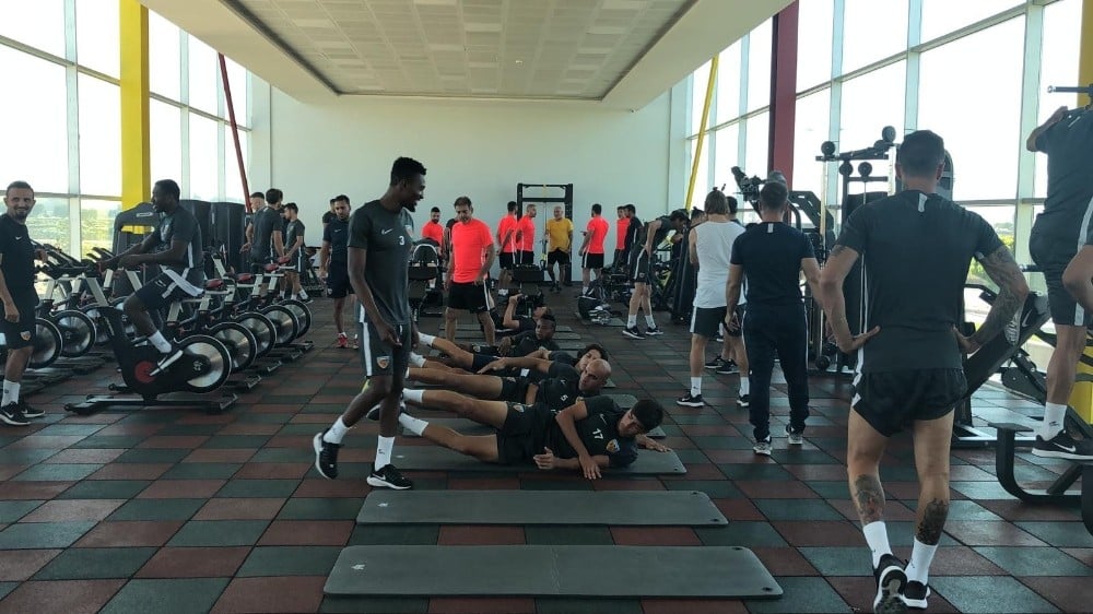 Kayserispor yeni tesiste ilk kez çalıştı 