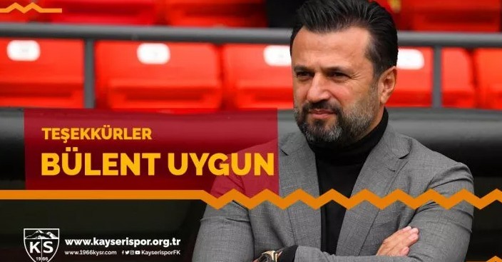 Kayserispor’dan Bülent Uygun’a teşekkür mesajı 