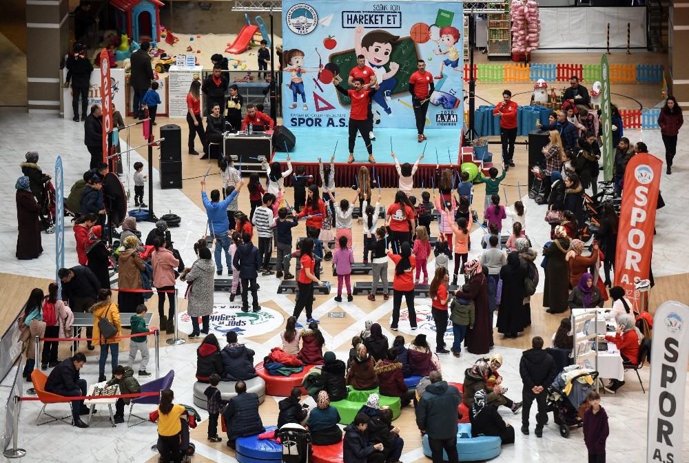 KAYSERmall müşterileri sağlık için hareket etti 