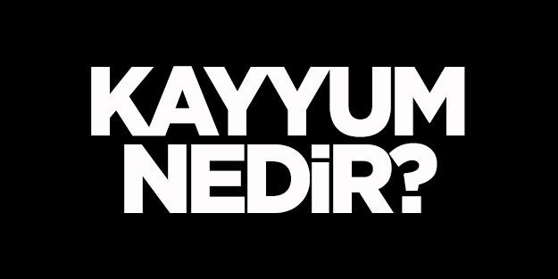 Kayyum nedir?