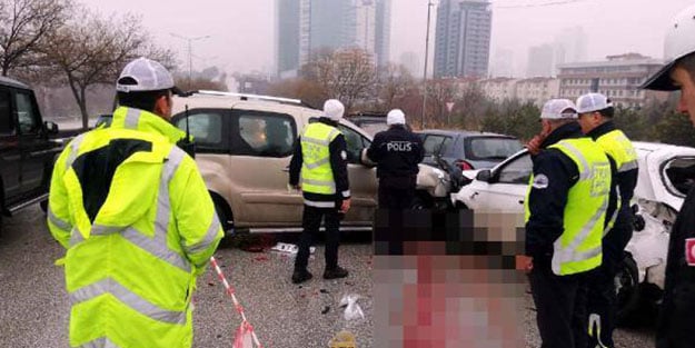 Kaza sonrası inip tartışmaya başladılar! Sonrası korkunç