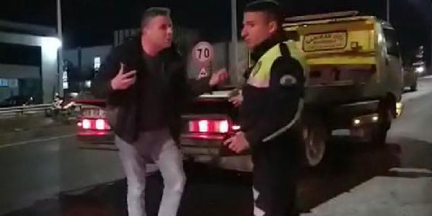 Kaza yapan alkollü sürücü, polise tehditler savurdu
