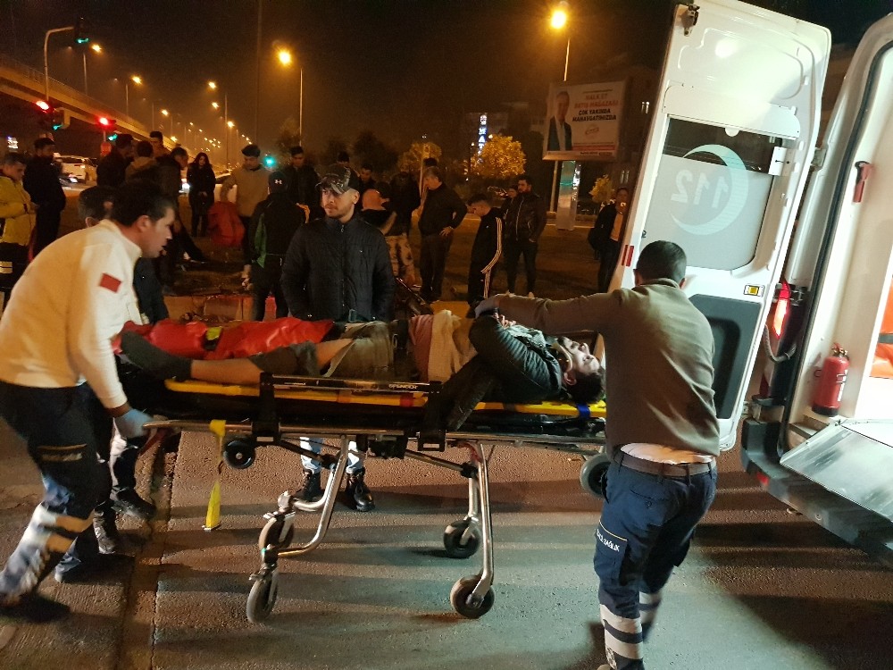 Kaza yapan motosiklette uyuşturucu ele geçirildi 
