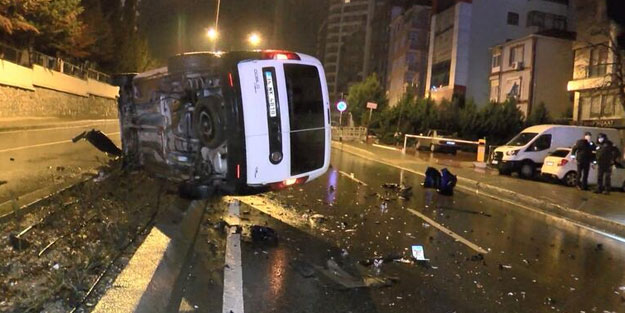 Kaza yapınca sinir krizi geçirdi