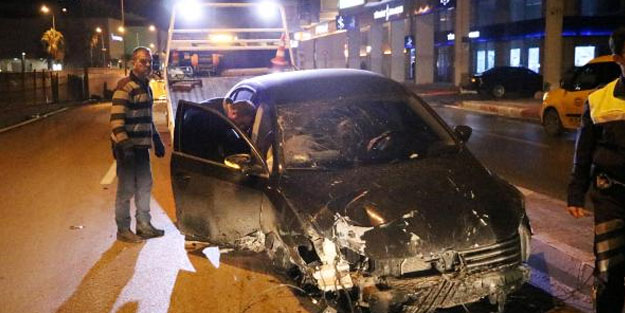 Kaza yaptı, 'Alkollüyüm, inkar etmiyorum' dedi