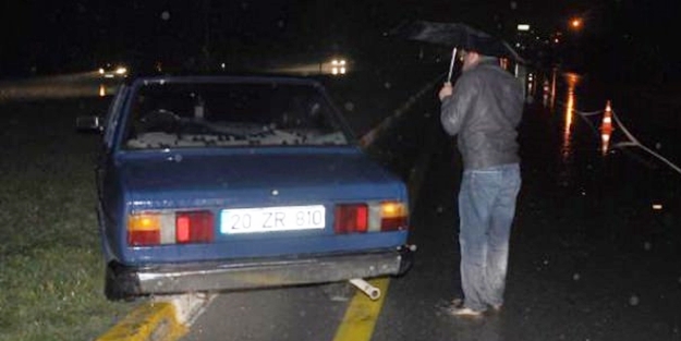 Kaza yaptı ölmedi ama yardım istedi öldü!