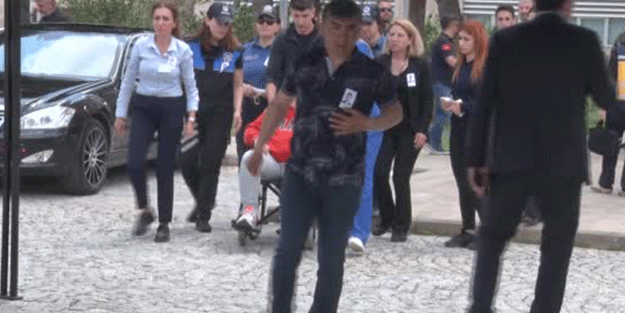 Kazada hayatını kaybeden polis memuruna hamile eşi ve babasından en acı görev