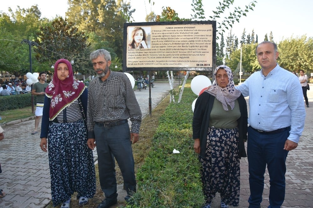Kazada hayatını kaybeden Sakman’ın adı parkta yaşayacak 