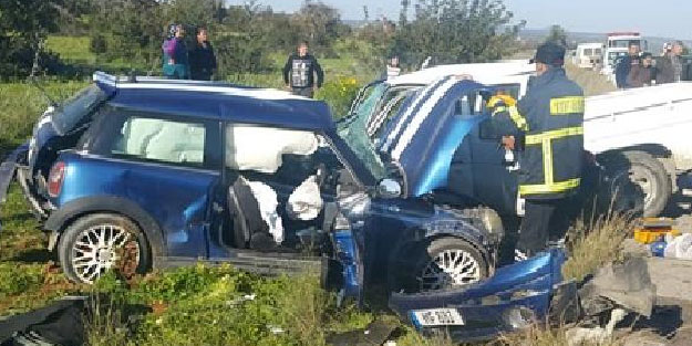 Kazada yaralanan ailesini ziyarete giderken kaza geçirip öldü