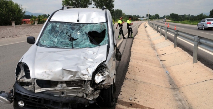 Kazada yaralanan Karayolları işçisi Bölükbaşı öldü