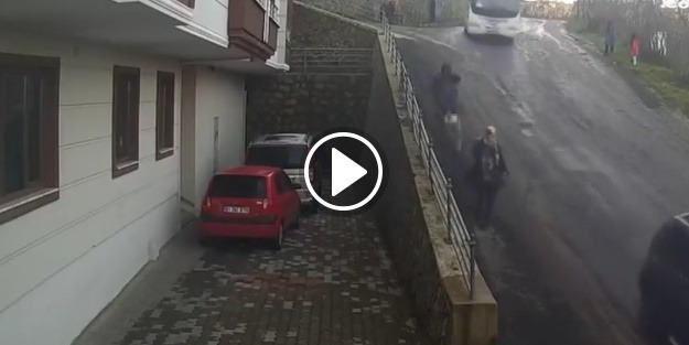 Kazadan kıl payı kurtuldular!