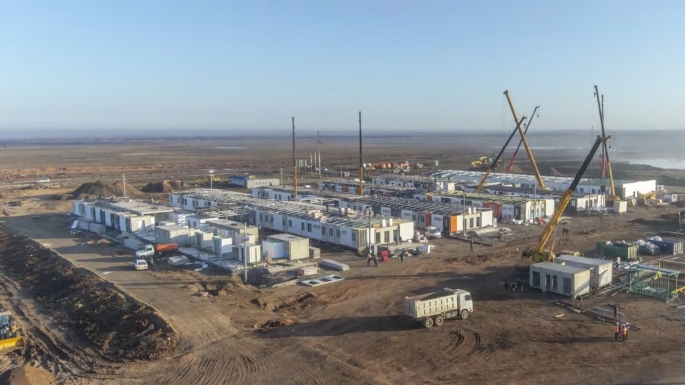 Kazakistan, korona hastanesini 13 günde inşa etti 