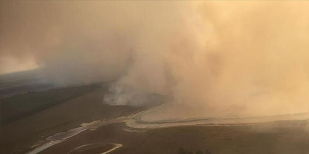 Kazakistan'da orman yangını: 1 ölü