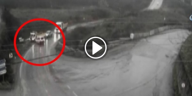 Kazalar mobese kameralarına yansıdı