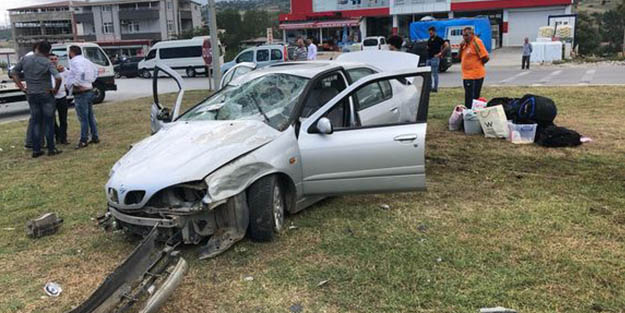 Kazaya müdahale eden ilk yardım personeline çirkin saldırı