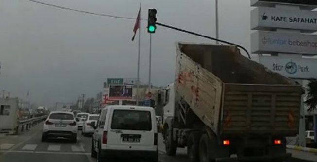 Açık unutulan damper kazaya neden oldu