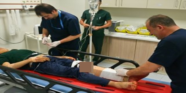 Kazayla kendini vurdu, yardımına Mehmetçik yetişti