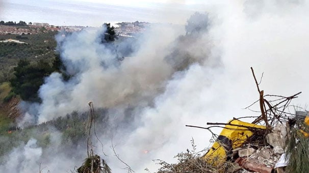 Kazdağları'nda yangın çıktı